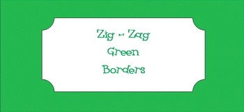 Preview of *Free Green Zig-Zag Borders