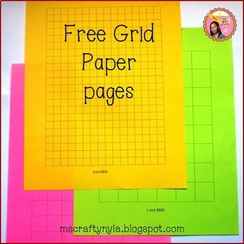 free grid paper templates by nylas crafty teaching tpt