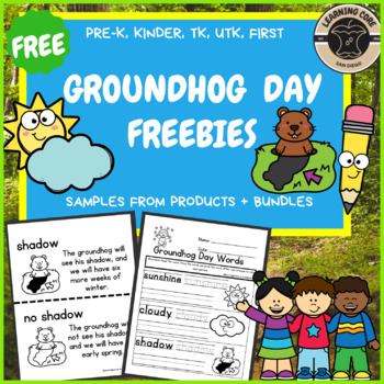 Preview of Free Groundhog Day Activities Shadow and Predictions PreK, Kindergarten, First