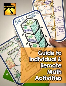 Preview of Free Guide to Distance-Friendly Math During this Sale
