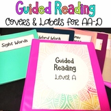 Free Guided Reading Binder Covers and Folder Labels for Le