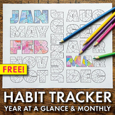 Free Habit Tracker, Goal Setting Printable, New Year’s Res