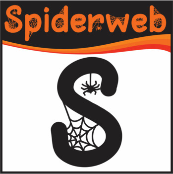 Preview of Free Halloween Font: Spiderweb (True Type Font)