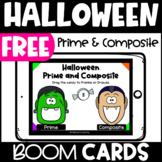 Free Halloween Math Boom Cards: Prime and Composite Number