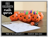 Free Halloween Math Games (K/1)