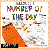 Free Halloween Number of the Day | 4 Digit Numbers