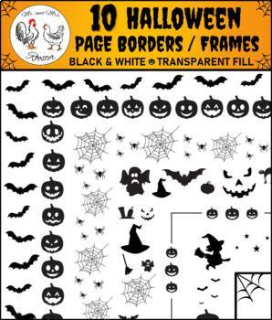 Preview of Free Halloween Page Borders and Frames
