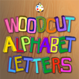 Free Hand Drawn Woodcut Alphabet ClipArt
