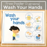 Wash Your Hands Hand Washing Posters Printables | Speech T