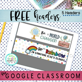 Free Headers for Google Classroom