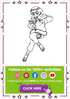 Hyuga Hinata Coloring Pages - Coloring Pages For Kids And Adults in 2023