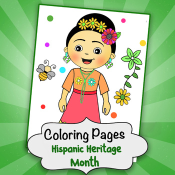 Preview of Free Hispanic Heritage Month Coloring Page - Unique Coloring Experience