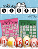 Winter Holiday Bingo Game