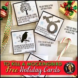 Free Holiday Literary Cards: To Kill a Mockingbird