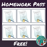 Free Homework Pass