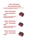 Free Homework pass