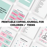 I Can Cope: Coping Skills Printable journal, Anxiety , Fee