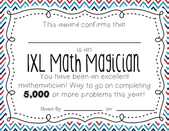 Preview of Free IXL Awards!