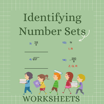 Preview of Free Identifying Number Sets: Practice worksheets
