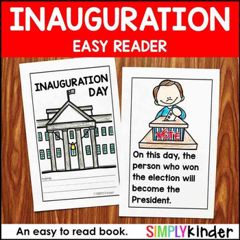 Preview of Inauguration Day 2021 Easy Reader for Print, Google, & Seesaw