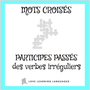 Free Irregular French Verbs Crossword Puzzle | TPT