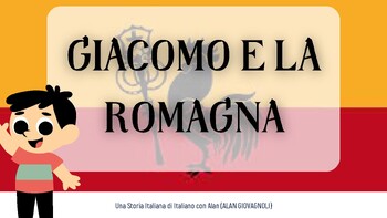 Preview of Free Italian Language Solidarity Children's Book "Giacomo e la Romagna"