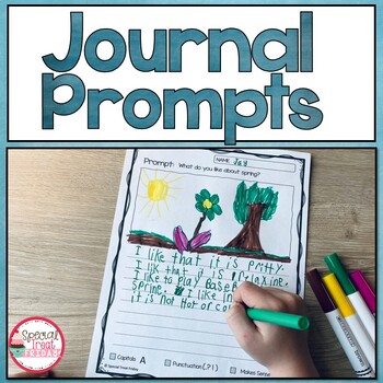 Free Journal Prompts and Free Writing Activities by Special Treat Friday