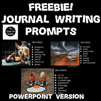 Preview of Free Writing Prompts with Pictures