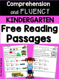 Free Kindergarten Reading Comprehension and Fluency Passages