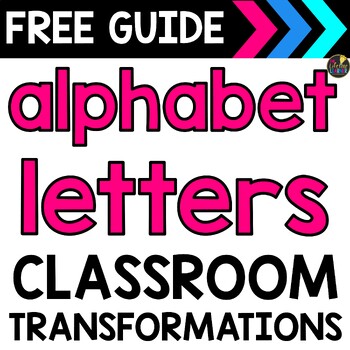 Free Kindergarten Room Transformation Guide Alphabet Letters and Sounds ...