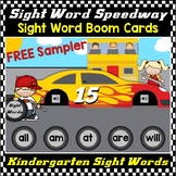 Free Kindergarten Sight Words Practice Digital Boom Cards 