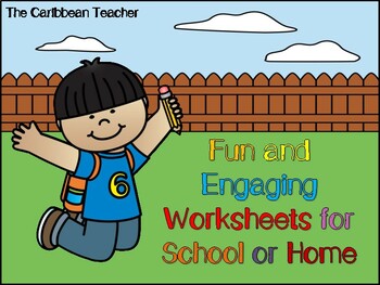 Preview of Free Kindergarten and First Grade Math and Language Arts Worksheets