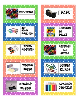 Free Labels For Your Classroom By Lisa Aronson Tpt
