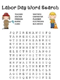 Free Labor Day Word search