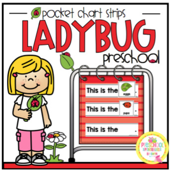 Preview of Free Ladybug Pocket Chart Sentences