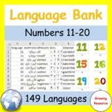 Free! Language Bank: Numbers 11-20 in 149 Languages