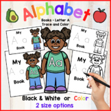 Free Letter A Books in Color or BW For Phonics Letter Reco