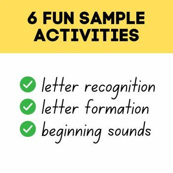 Free Letter G Bundle (Beginning Sound Practice) by Tiny Teaching Shack