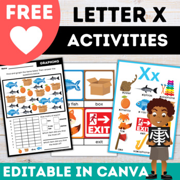 letter x worksheets teaching resources teachers pay teachers