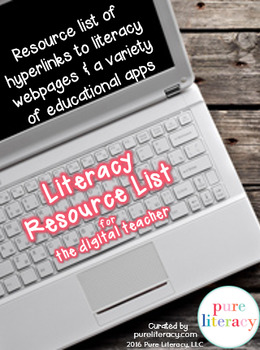 Preview of Digital Literacy Resource List: Websites and Educational Apps