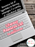 Digital Literacy Resource List: Websites and Educational Apps