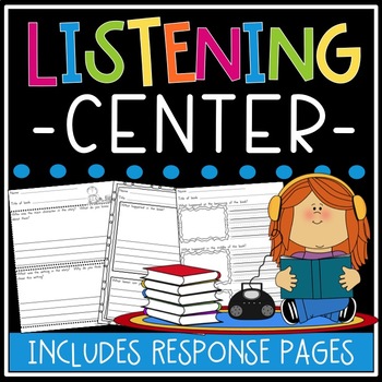 Preview of Free Listening Center and Reading Response Worksheets