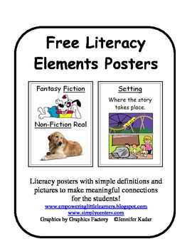 Preview of Free Literacy Posters