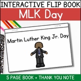 Martin Luther King Jr Day Interactive Flip Book for Early Readers