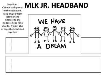 Preview of Free MLK Jr. Headband