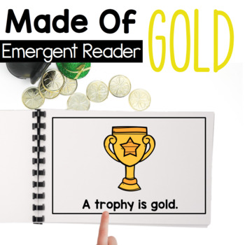 Preview of Free Made of Gold Emergent Reader