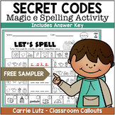 Free Magic e Secret Codes Spelling Activity