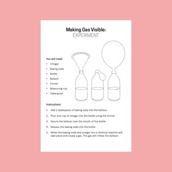 Preview of Science- Making Gas Visible