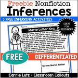 Free Making Inferences Martin Luther King, Jr. Passage Rea