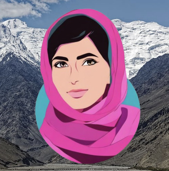 Preview of Free Malala Background & Assignments. English, Francais, Espanol, 普通话 4-6